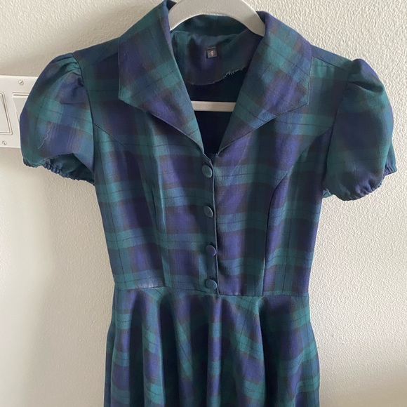 Collectif plaid swing dress - Picture 2 of 7